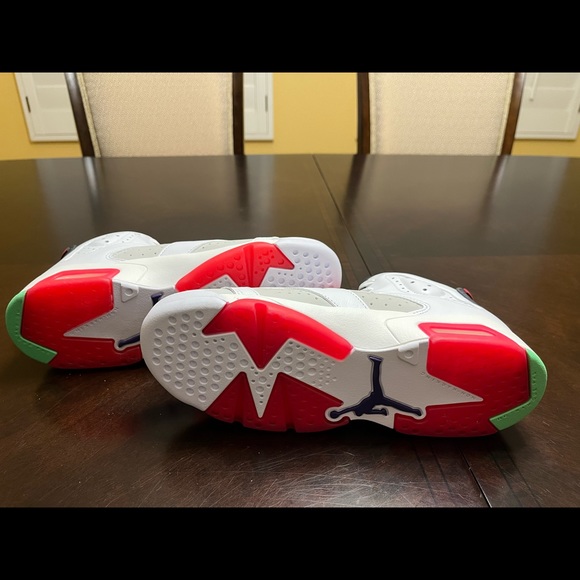 New Nike Air Jordan 6 Retro Hare Sneaker Shoes Size US 7Y / 8.5 W - Picture 12 of 12